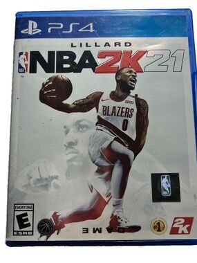 NBA 2K21 PS4 Video Game - Blue‎ Cover